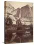 Yosemite Falls, Usa, 1861-75-Carleton Emmons Watkins-Stretched Canvas