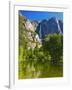 Yosemite Falls With The Merced River-George Oze-Framed Photographic Print