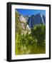 Yosemite Falls With The Merced River-George Oze-Framed Photographic Print