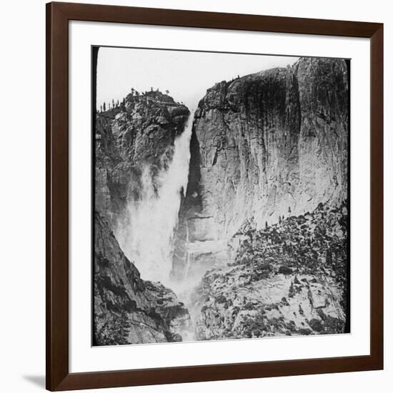 Yosemite Falls, Yosemite National Park, California, USA, Late 19th or Early 20th Century-null-Framed Photographic Print