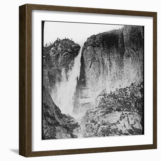 Yosemite Falls, Yosemite National Park, California, USA, Late 19th or Early 20th Century-null-Framed Photographic Print