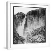 Yosemite Falls, Yosemite National Park, California, USA, Late 19th or Early 20th Century-null-Framed Photographic Print