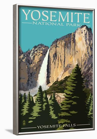 Yosemite Falls - Yosemite National Park, California-null-Framed Poster