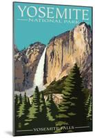 Yosemite Falls - Yosemite National Park, California-null-Mounted Poster