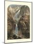 Yosemite Falls-null-Mounted Art Print