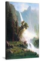 Yosemite Falls-Albert Bierstadt-Stretched Canvas