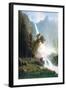 Yosemite Falls-Albert Bierstadt-Framed Art Print