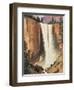 Yosemite Falls-Albert Bierstadt-Framed Art Print