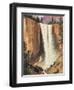 Yosemite Falls-Albert Bierstadt-Framed Art Print