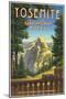 Yosemite, Glacier Point Hotel-Kerne Erickson-Mounted Art Print