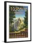 Yosemite, Glacier Point Hotel-Kerne Erickson-Framed Art Print