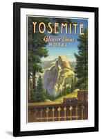 Yosemite, Glacier Point Hotel-Kerne Erickson-Framed Art Print