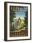 Yosemite, Glacier Point Hotel-Kerne Erickson-Framed Art Print