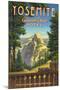 Yosemite, Glacier Point Hotel-Kerne Erickson-Mounted Art Print