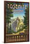 Yosemite, Glacier Point Hotel-Kerne Erickson-Framed Art Print