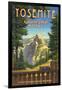 Yosemite, Glacier Point Hotel-Kerne Erickson-Framed Art Print