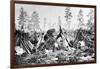 Yosemite Indian Huts, C.1870s-American Photographer-Framed Photographic Print