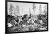 Yosemite Indian Huts, C.1870s-American Photographer-Framed Photographic Print