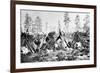 Yosemite Indian Huts, C.1870s-American Photographer-Framed Photographic Print