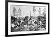 Yosemite Indian Huts, C.1870s-American Photographer-Framed Photographic Print