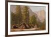 Yosemite Indian Village, 1874-Raymond Dabb Yelland-Framed Giclee Print