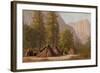 Yosemite Indian Village, 1874-Raymond Dabb Yelland-Framed Giclee Print