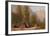 Yosemite Indian Village, 1874-Raymond Dabb Yelland-Framed Giclee Print