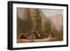 Yosemite Indian Village, 1874-Raymond Dabb Yelland-Framed Giclee Print