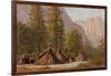 Yosemite Indian Village, 1874-Raymond Dabb Yelland-Framed Giclee Print