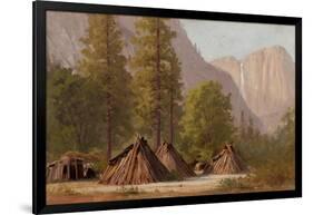 Yosemite Indian Village, 1874-Raymond Dabb Yelland-Framed Giclee Print