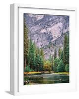 Yosemite Merced River Tall View-Steven Maxx-Framed Photographic Print