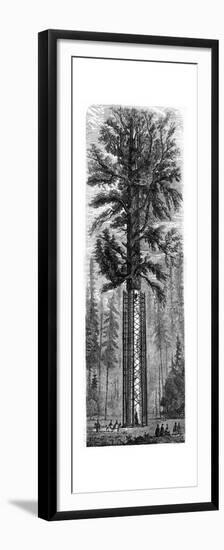 Yosemite National Park, California, 19th Century-Paul Huet-Framed Premium Giclee Print