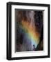 Yosemite National Park, California: Detail of a Rainbow Emerging from the Mist of Yosemite Falls-Ian Shive-Framed Photographic Print