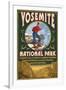 Yosemite National Park, California - Half Dome-Lantern Press-Framed Art Print