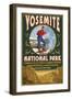 Yosemite National Park, California - Half Dome-Lantern Press-Framed Art Print