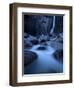 Yosemite National Park, California: Lower Yosemite Falls under Moonlight.-Ian Shive-Framed Photographic Print