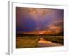 Yosemite National Park, California: Storm Clouds Cast Unusual Colors over the Tuolomne Creek-Ian Shive-Framed Photographic Print