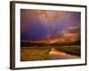 Yosemite National Park, California: Storm Clouds Cast Unusual Colors over the Tuolomne Creek-Ian Shive-Framed Photographic Print