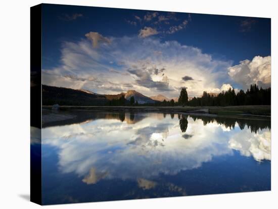 Yosemite National Park, California: Sunset and Lamberts Rock.-Ian Shive-Stretched Canvas