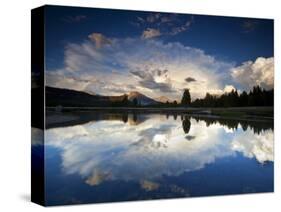 Yosemite National Park, California: Sunset and Lamberts Rock.-Ian Shive-Stretched Canvas