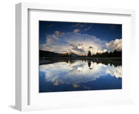 Yosemite National Park, California: Sunset and Lamberts Rock.-Ian Shive-Framed Photographic Print