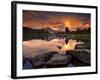 Yosemite National Park, California: Sunset Light on Tuolumne River and Meadows-Ian Shive-Framed Photographic Print