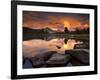 Yosemite National Park, California: Sunset Light on Tuolumne River and Meadows-Ian Shive-Framed Photographic Print