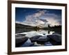 Yosemite National Park, California: Sunset Light on Tuolumne River and Meadows-Ian Shive-Framed Photographic Print