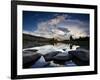 Yosemite National Park, California: Sunset Light on Tuolumne River and Meadows-Ian Shive-Framed Photographic Print