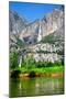 Yosemite National Park, California - Yosemite Falls-Lantern Press-Mounted Art Print