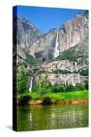 Yosemite National Park, California - Yosemite Falls-Lantern Press-Stretched Canvas