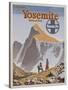 Yosemite National Park Poster by Don Perceval-null-Stretched Canvas