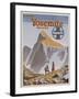 Yosemite National Park Poster by Don Perceval-null-Framed Giclee Print