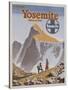 Yosemite National Park Poster by Don Perceval-null-Stretched Canvas